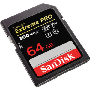 کارت حافظه سن دیسک SANDISK 64GB EXTREME PRO UHS-II SDXC 300MB/S 2000X