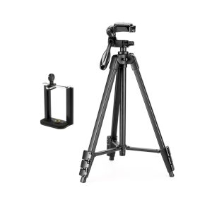 سه پایه دوربین نست مدل NT-510 به همراه گیره نگهدارنده موبایل