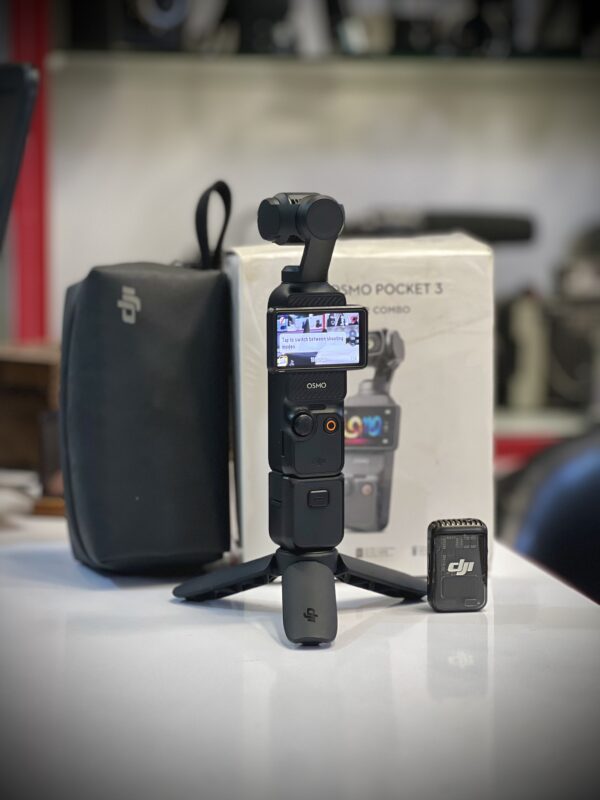 دوربین اسمو پاکت کمبو کارکرده dji osmo pocket 3 creator combo - تصویر 1