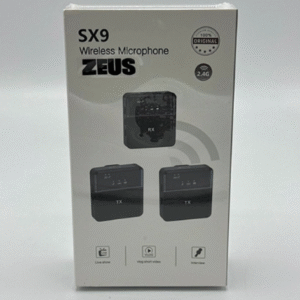 میکروفون یقه ای وایرلس زئوس مدل SX9 دو کاربره